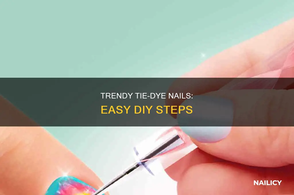 how do u make tie dye nails