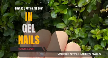 Gel Nails: Perfect Bow Application Techniques