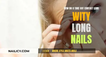 Long Nails, No Problem: Easy Contact Lens Removal