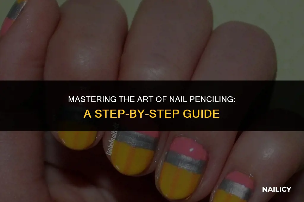 how do u use a nail pencil