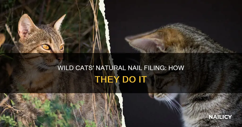 how do wild cats trim their nails