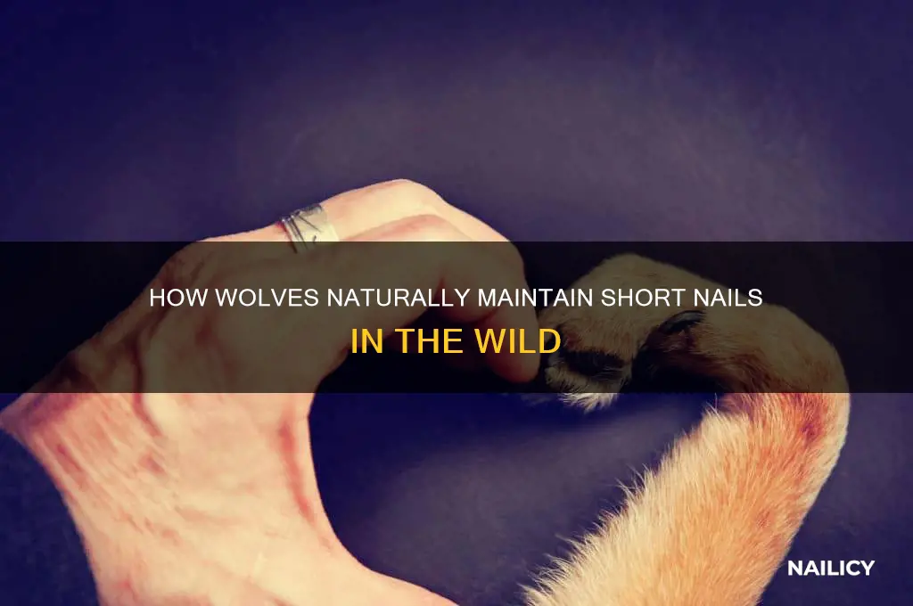 how do wolves keep their nails short