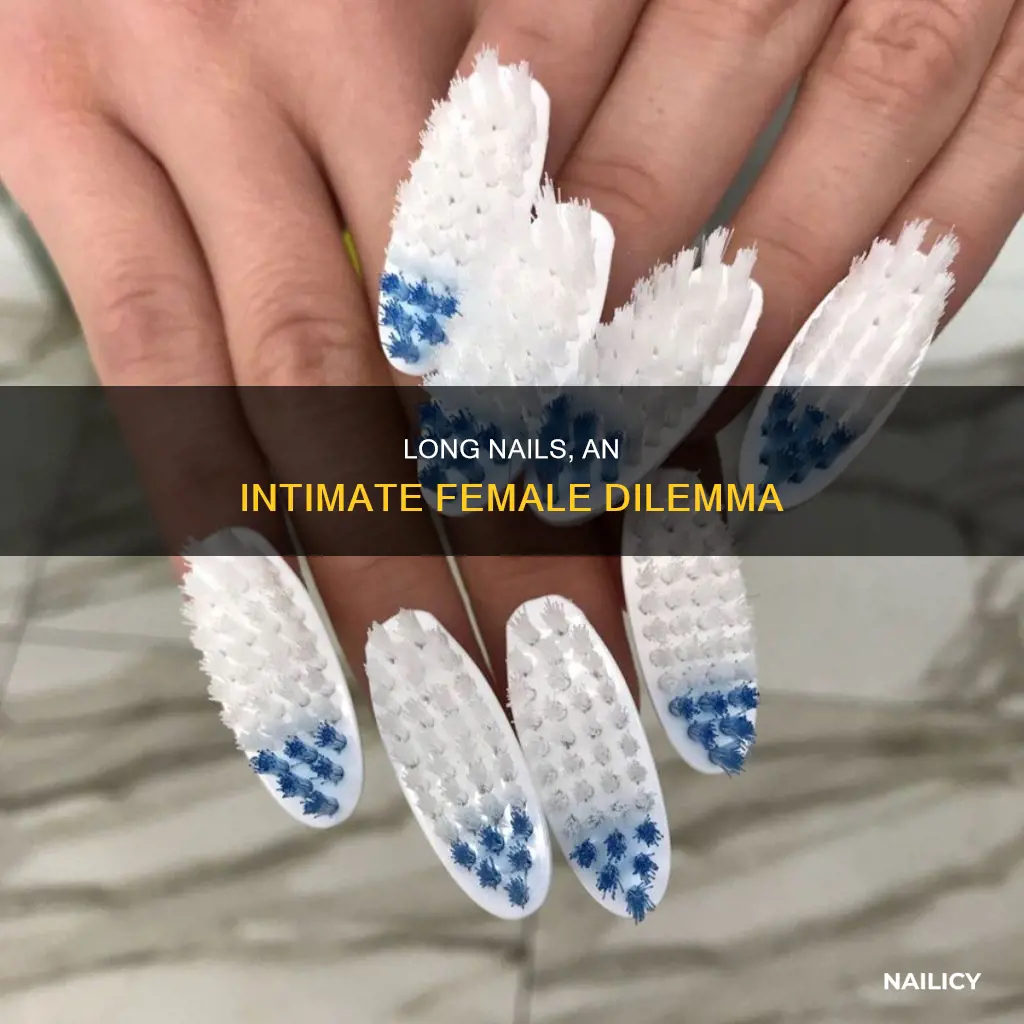 how do women wipe their ass with super long nails