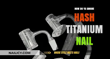 Mastering Hash Smoking: Titanium Nail Techniques for Smooth Hits