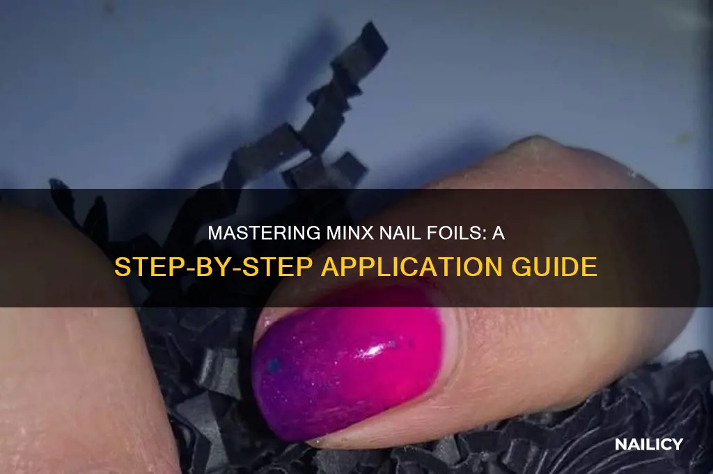 how do you apply minx nail foils