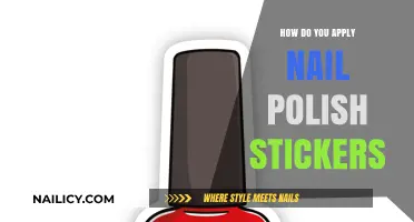 Easy Nail Art: Applying Polish Stickers for Flawless Manicures