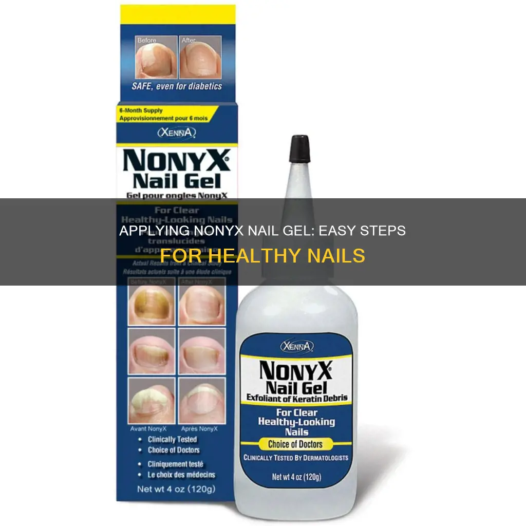 how do you apply nonyx nail gel