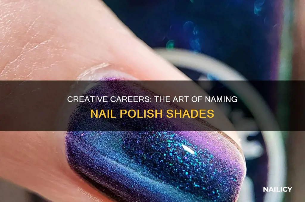 how do you become a nail polish namer
