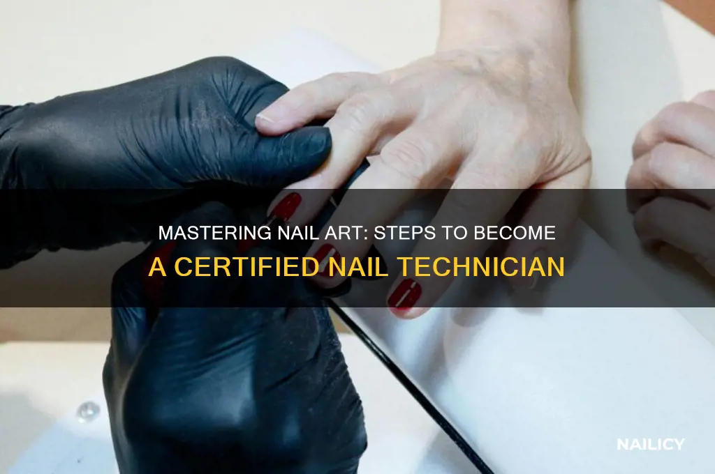 how do you become a nail technician