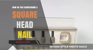 Countersinking Square Head Nails: Techniques for a Flush Finish