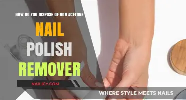 Safe Disposal of Non-Acetone Nail Polish Remover
