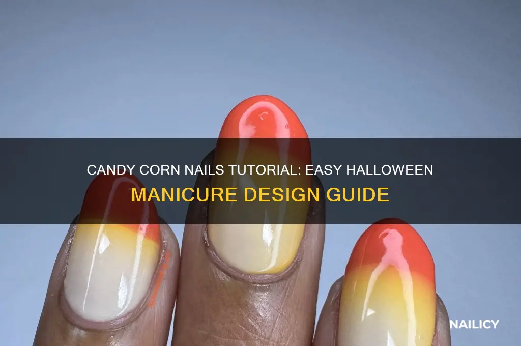 how do you do candy corn nails