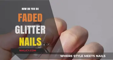 Sparkle and Fade: Mastering the Art of Faded Glitter Nails