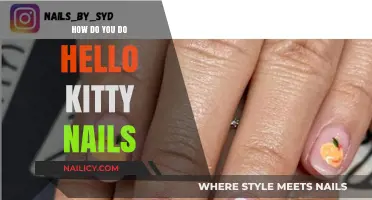 Cute & Easy Hello Kitty Nail Art Tutorial for Beginners