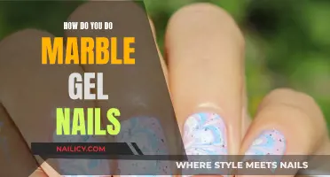 Create Luxurious Marble Gel Nails at Home