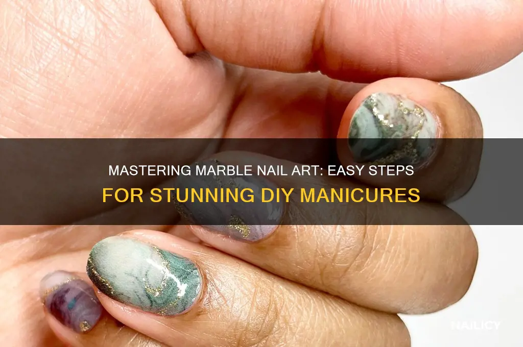 how do you do marble nail polish