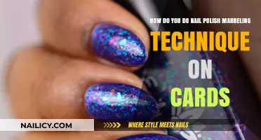 Mastering Nail Polish Marbling: Creative Card Design Techniques Revealed