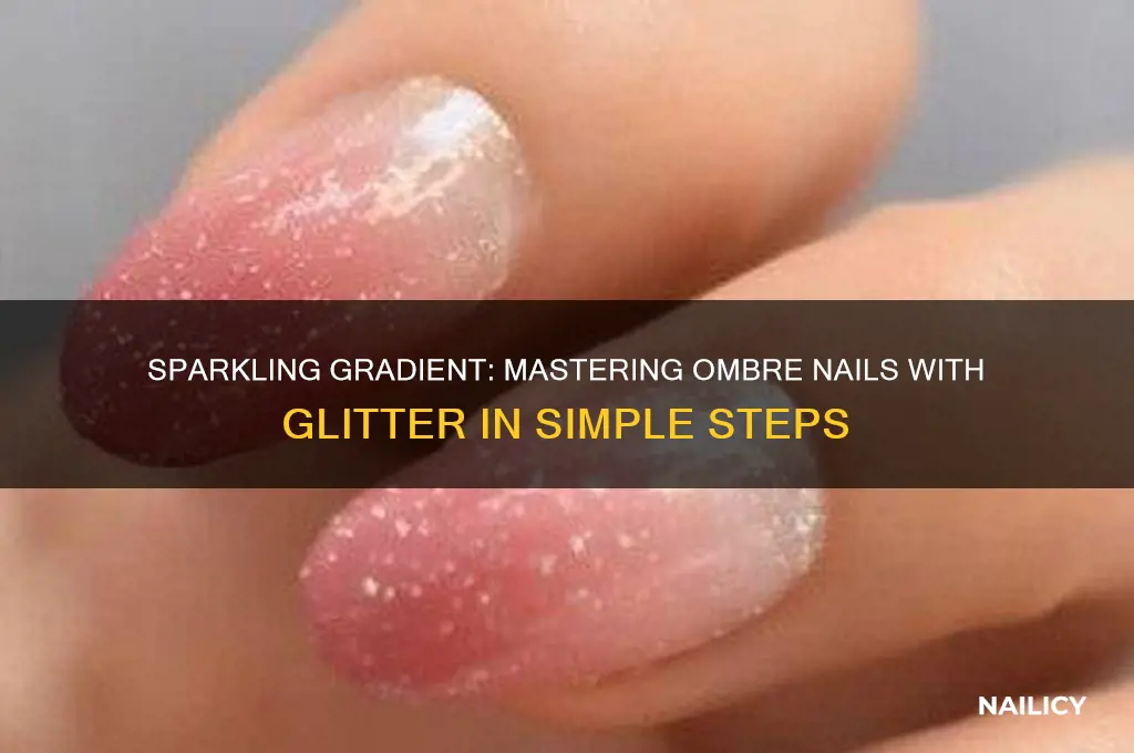 how do you do ombre nails with glitter