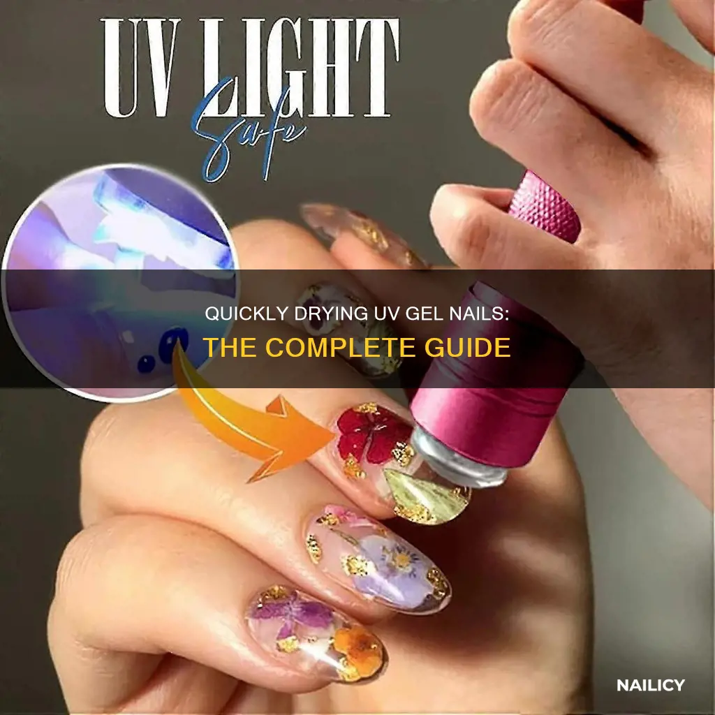 how do you dry uv gel nails