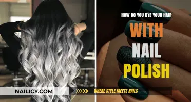 Creative Hair Dyeing: Using Nail Polish for Unique Color Effects