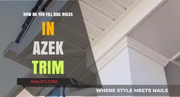 The Ultimate Guide to Filling Nail Holes in Azek Trim