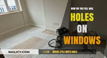 Easy Steps to Seamlessly Fill Nail Holes on Windows