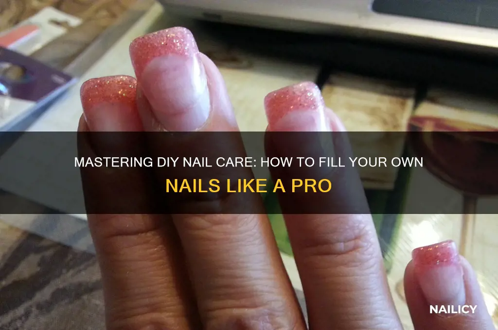 how do you fill your own nails