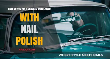 Quick Fix: Repairing Cracked Windshields with Nail Polish Tips