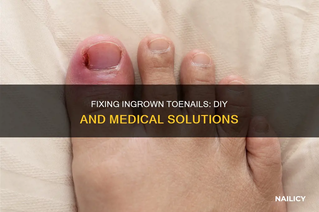 how do you fix a toe nail that grows sideways