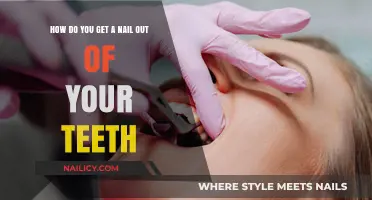 Ouch! How to Safely Remove a Nail from Your Teeth