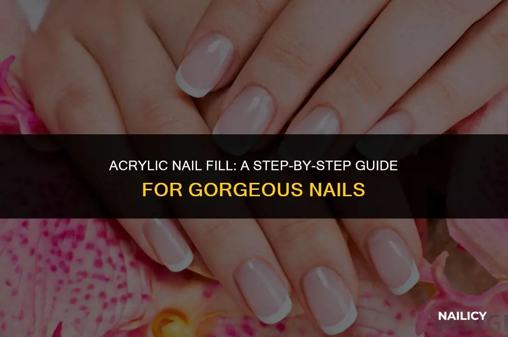 how do you get acrylic nails filled