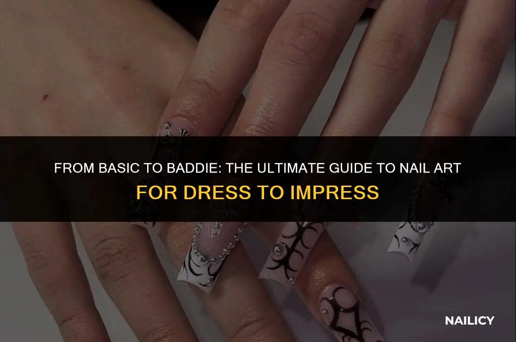 how do you get baddie nails in dress to impress