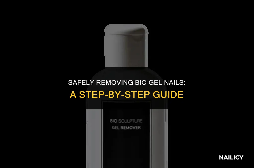 how do you get bio gel nails off