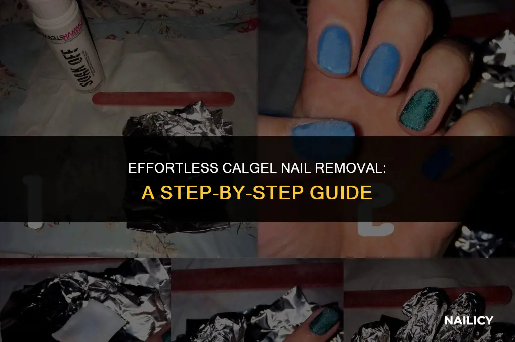 how do you get calgel nails off