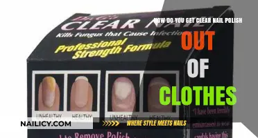 Effortless Stain Removal: Banishing Clear Nail Polish from Clothes