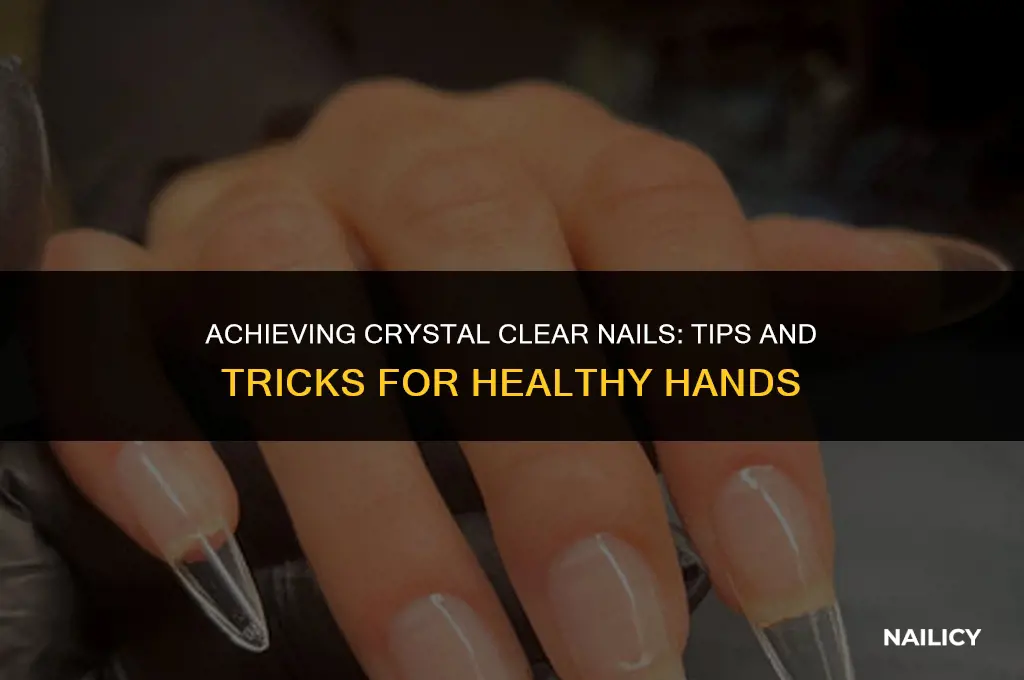 how do you get clear nails