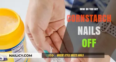 Effortless Removal: Say Goodbye to Cornstarch Nails