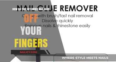 Effortless Removal: Say Goodbye to Dried Nail Glue on Fingers