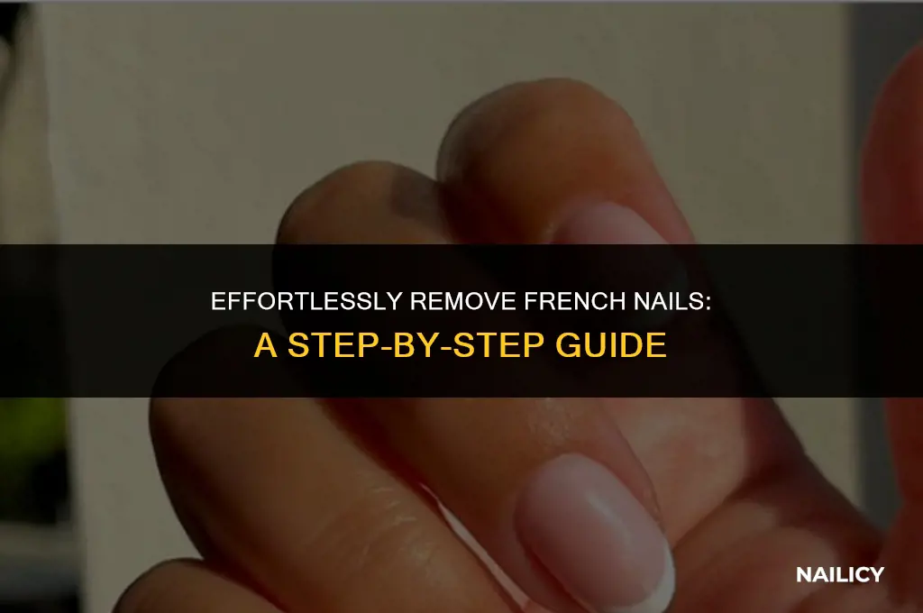 how do you get french nails off