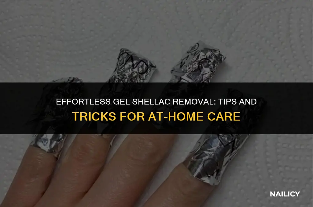 how do you get gel shellac nail polish off