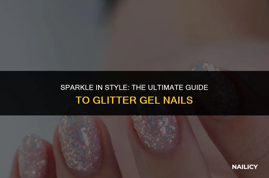 how do you get glitter in gel nails