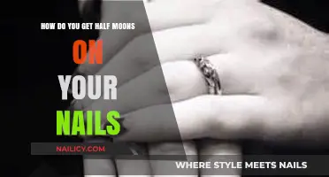 Lunar Manicure Magic: Achieving Perfect Half Moons on Your Nails