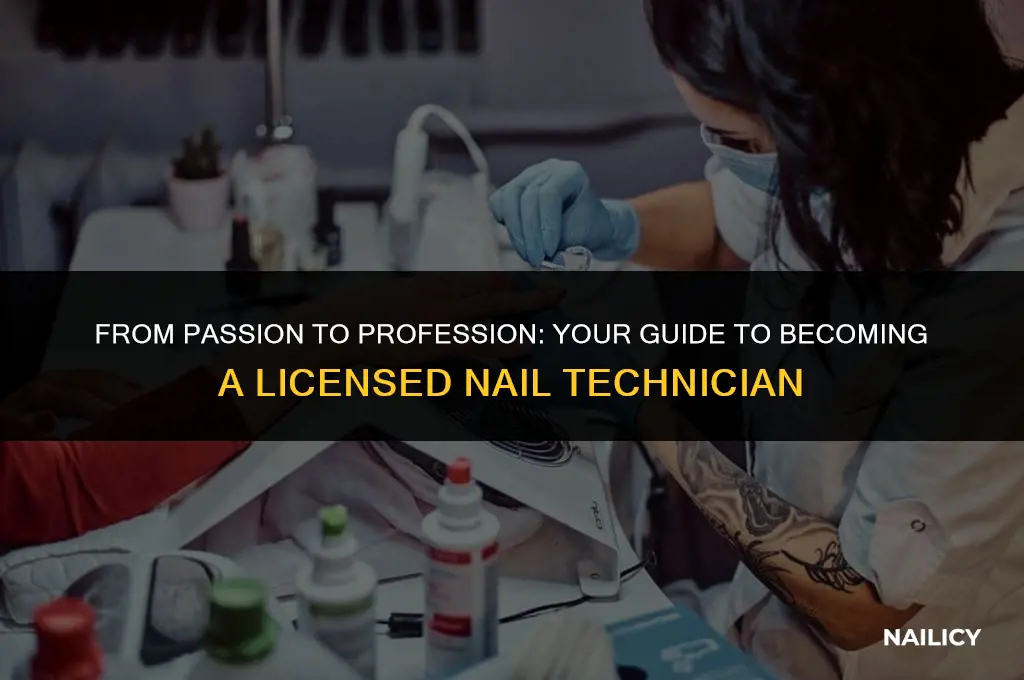 how do you get liscenced to do nails