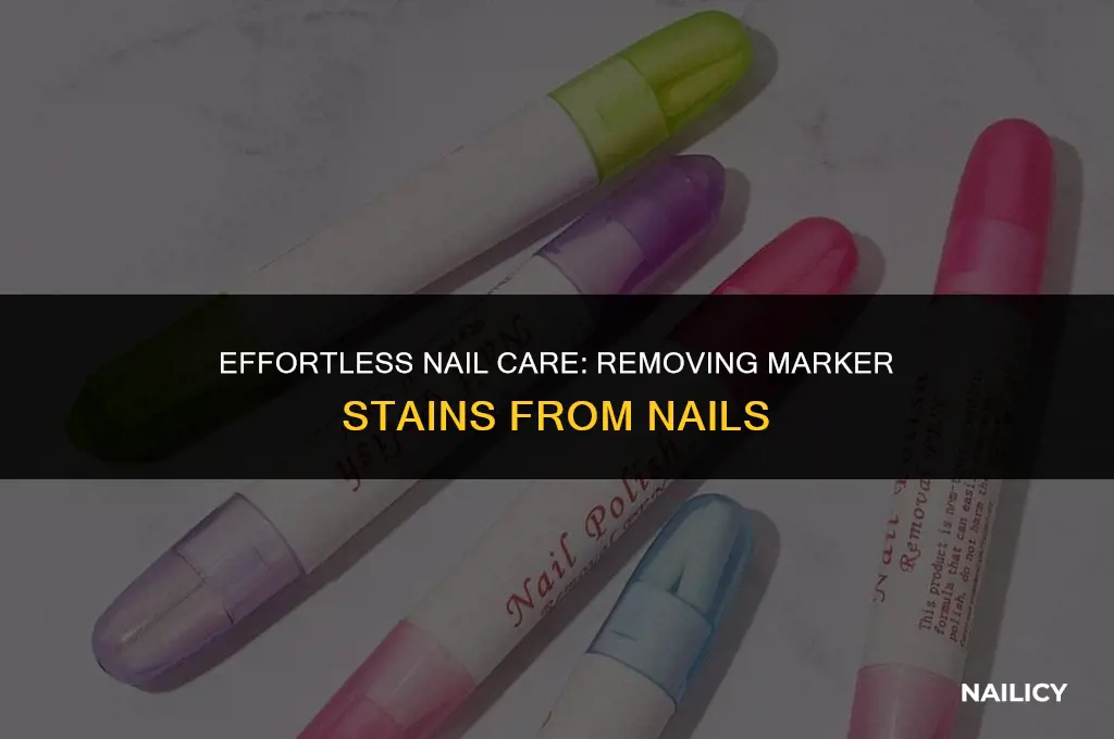 how do you get marker off nails