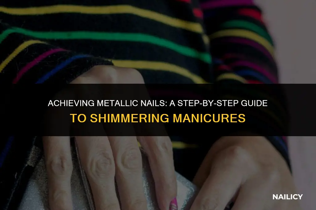 how do you get metallic nails