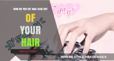 Oops! Nail Glue in Your Hair? Here's How to Fix It