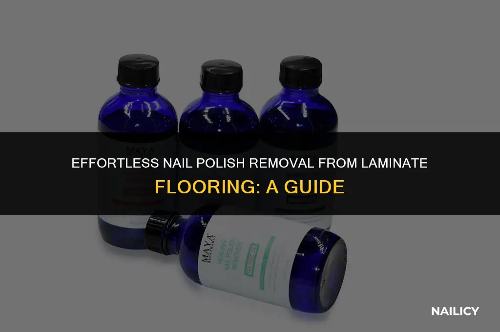 how do you get nail polish off laminate flooring