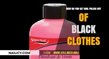 Nail Polish Stains on Black Clothes: Effective Removal Tips