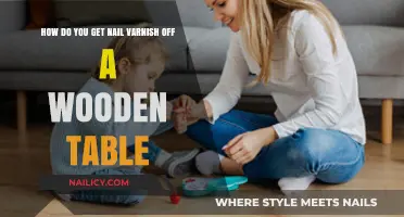 Easy Methods to Remove Nail Polish from Wooden Surfaces