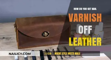 Effortless Nail Varnish Removal from Leather: A Comprehensive Guide